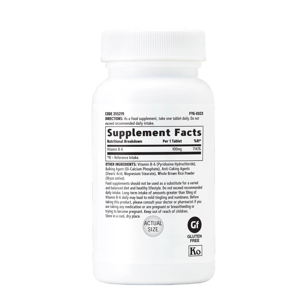 Vitamin B6 100mg Tablet 60s