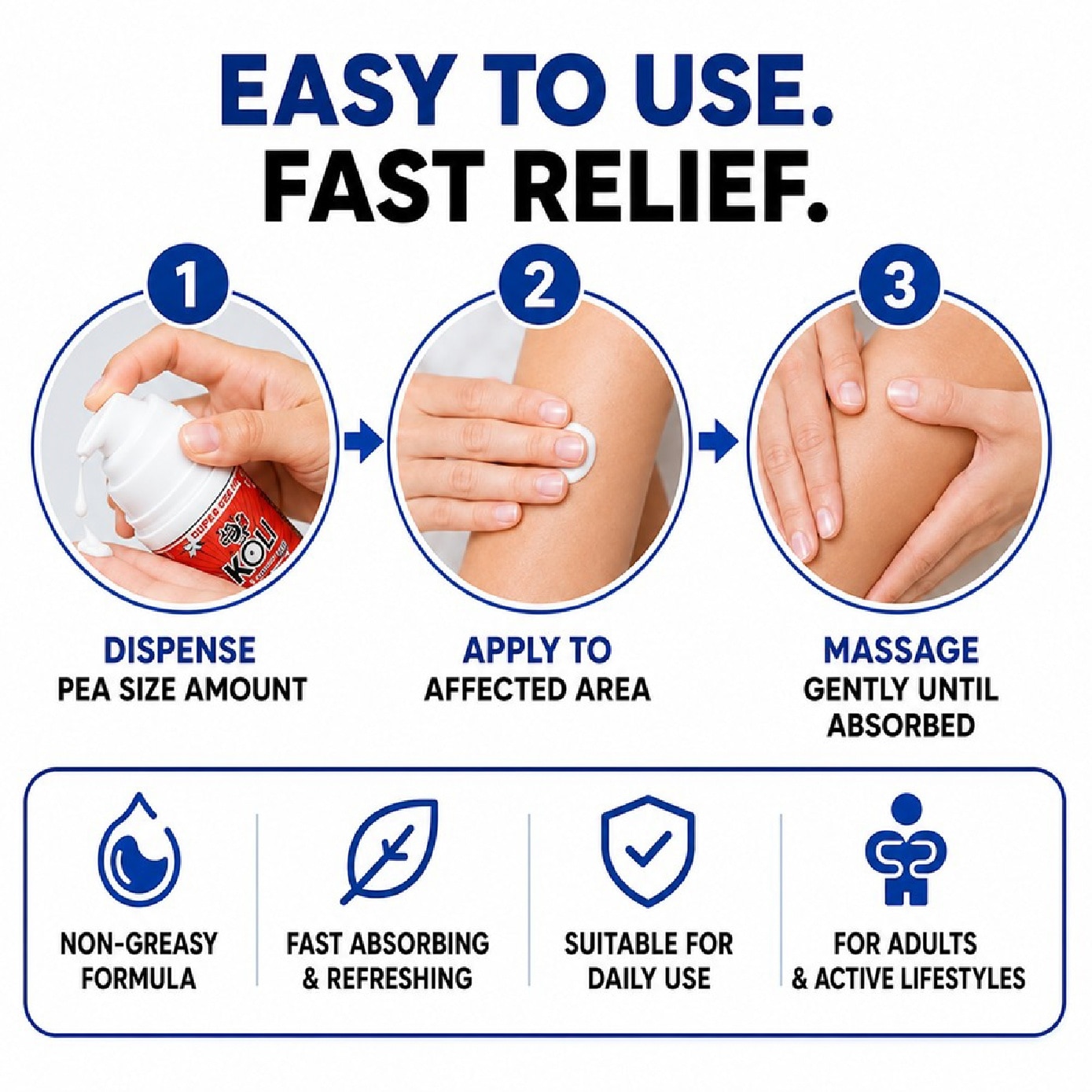 Super Warm Fast-Acting Warming Pain Relief Cream 50g