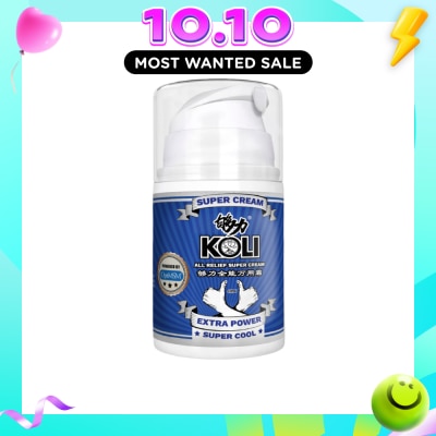 KOLI Super Cool Fast Acting Cooling Pain Relief Cream 50g image