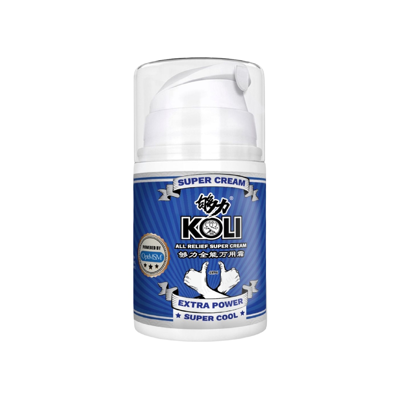 Super Cool Fast-Acting Cooling Pain Relief Cream 50g
