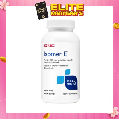 GNC Isomer E™ 400IU Softgel 90s (Expiry: Oct`2026)