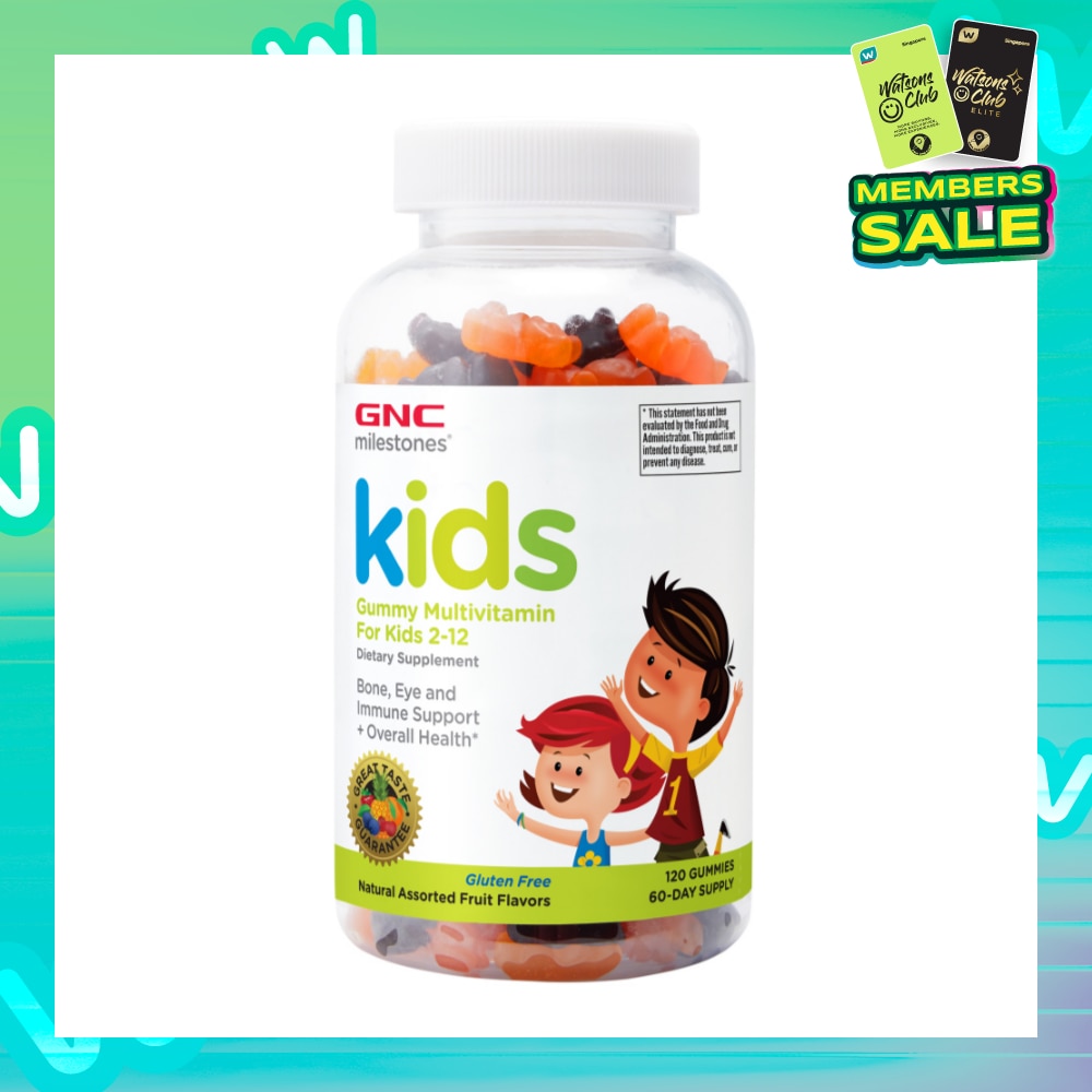 Milestones® Kids Multi Gummy Natural Fruit 120s
