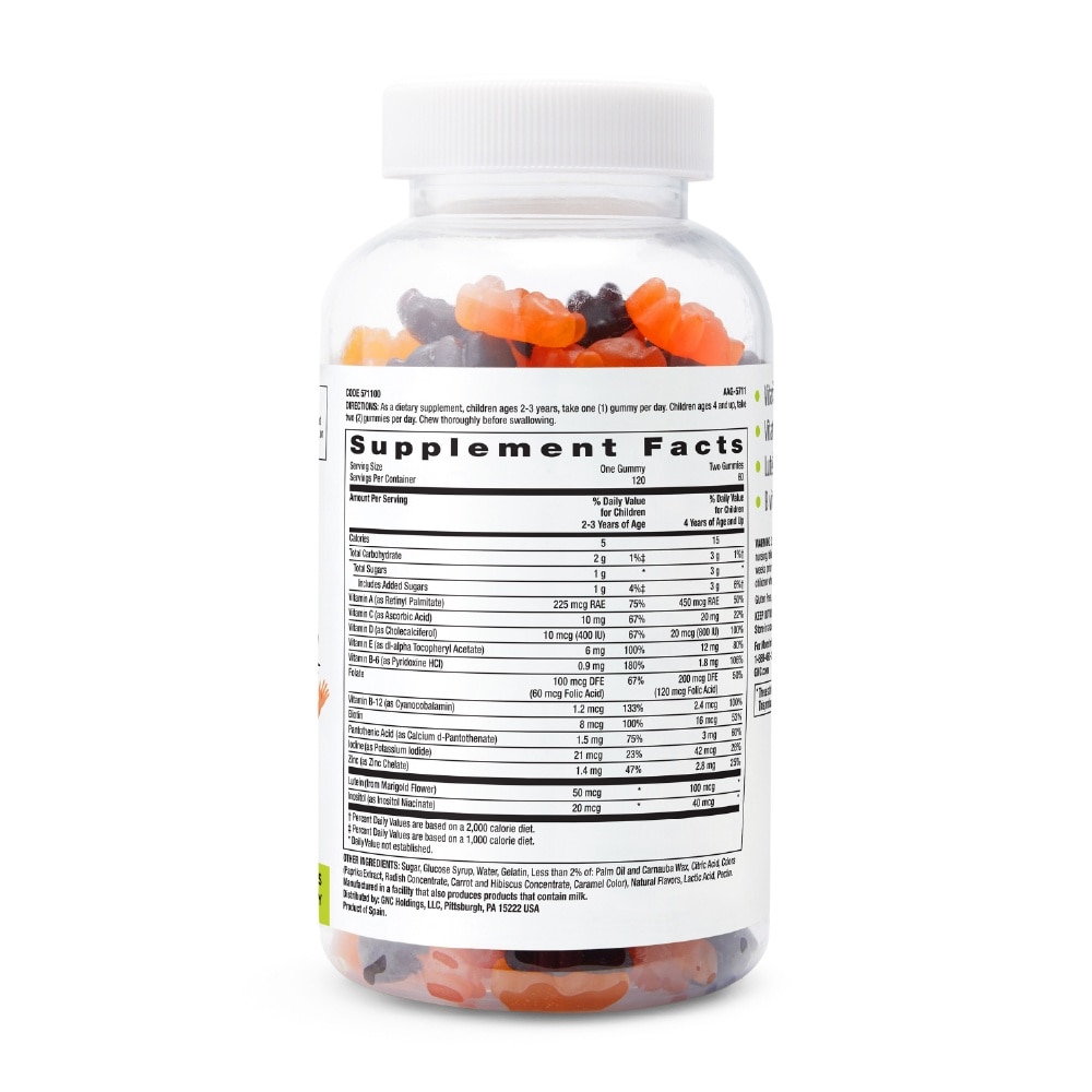 Milestones® Kids Multi Gummy Natural Fruit 120s