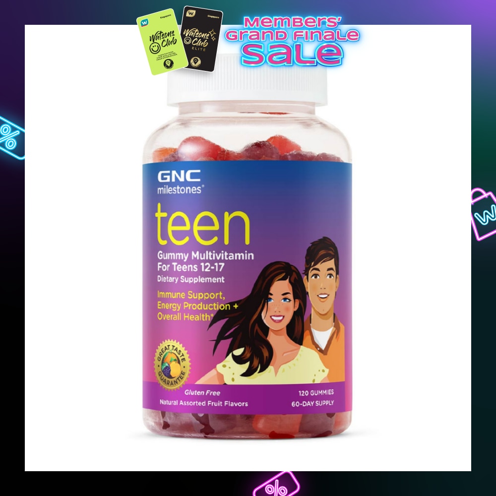 Milestones Teen Multivitamin Gummy Natural Fruit 120s