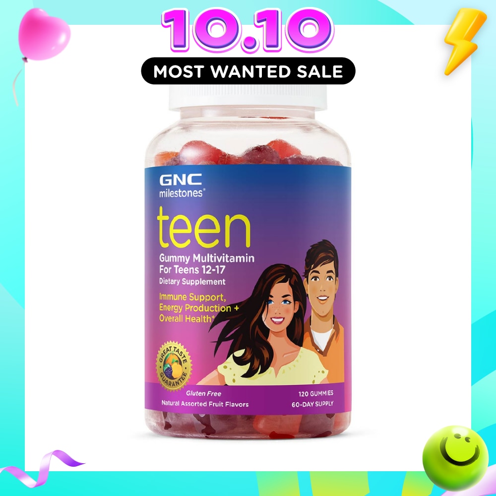 Milestones Teen Multivitamin Gummy Natural Fruit 120s image