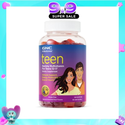 GNC - Milestones Teen Multivitamin Gummy Natural Fruit 120s image
