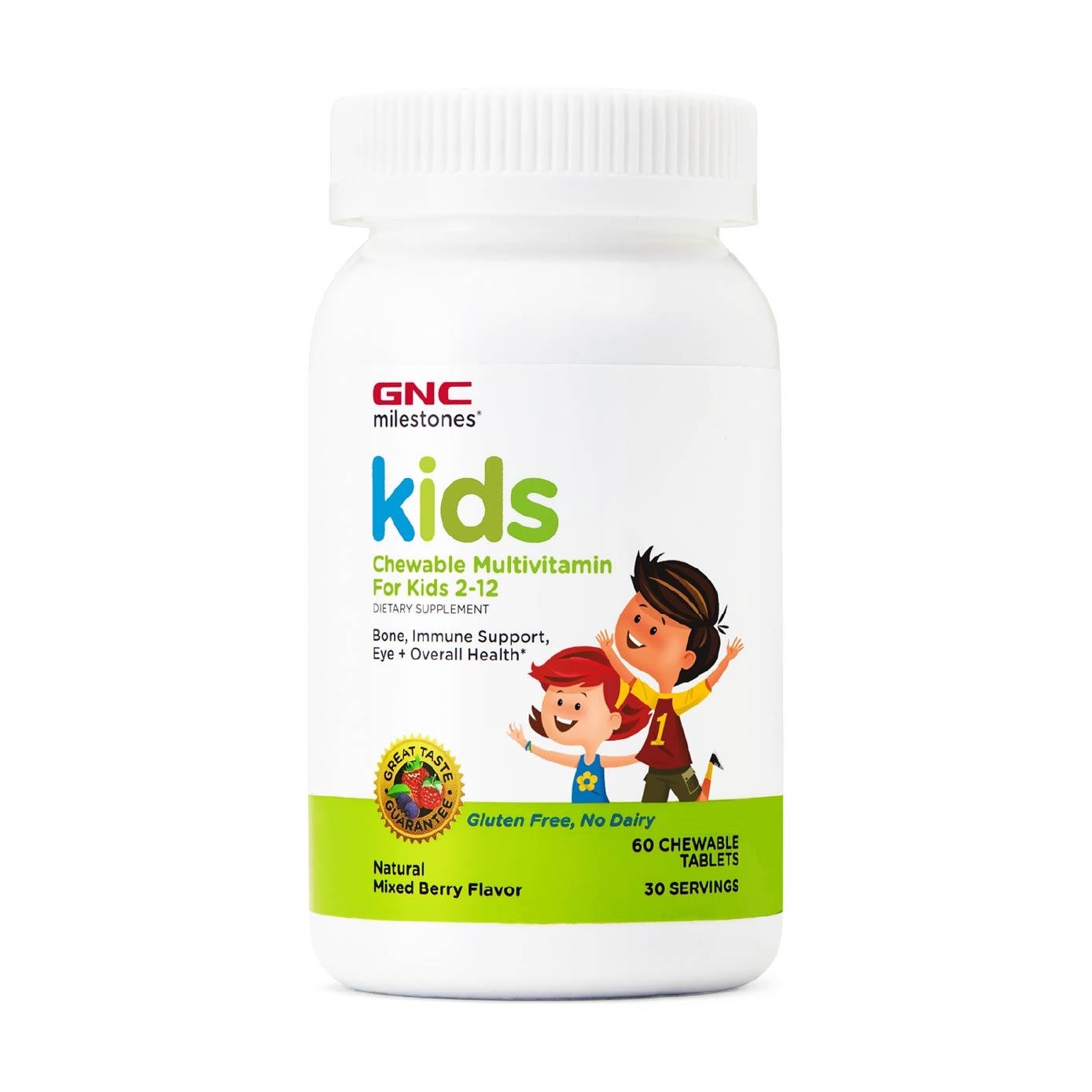 Milestones® Kids Chewable Multivitamin Tablet Kids 2-12 Mixed Berry 30s