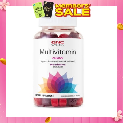 GNC Women's Multivitamin Gummy Mixed Berry 120s (Expiry: Apr`2026)