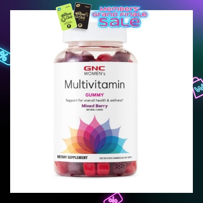 GNC Women's Multivitamin Gummy Mixed Berry 120s (Expiry: Apr`2026)