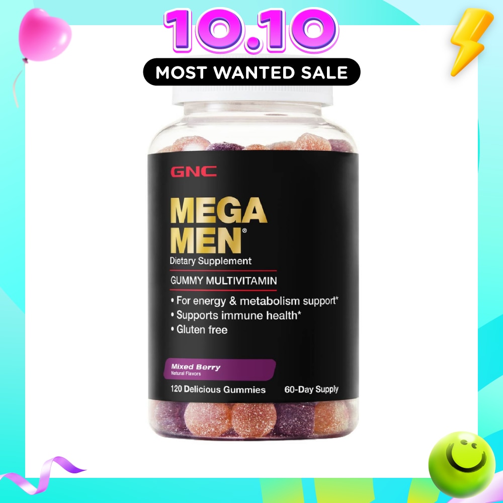 MEGA MEN Gummy Multivitamin Mixed Berry 120s image