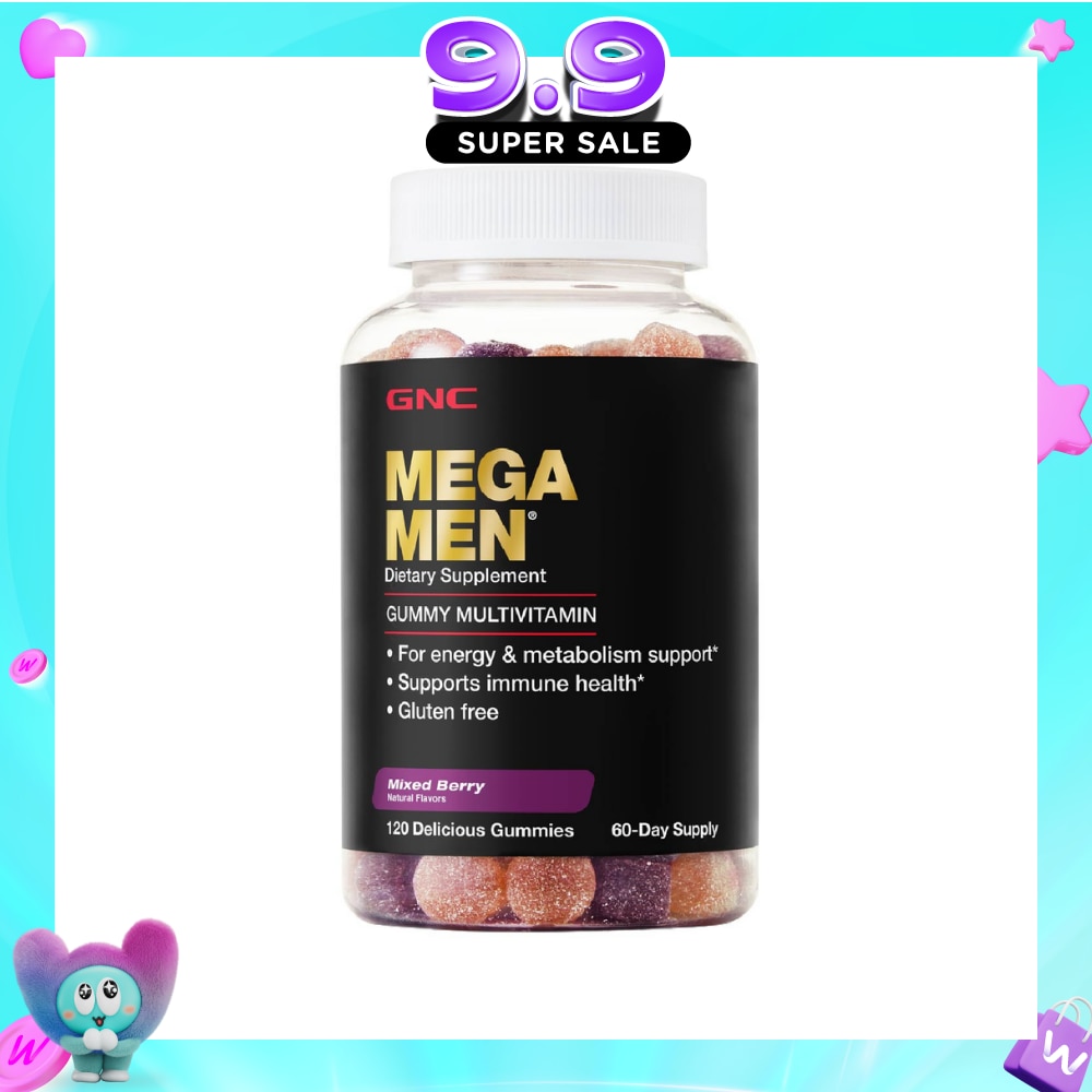 MEGA MEN Gummy Multivitamin Mixed Berry 120s image