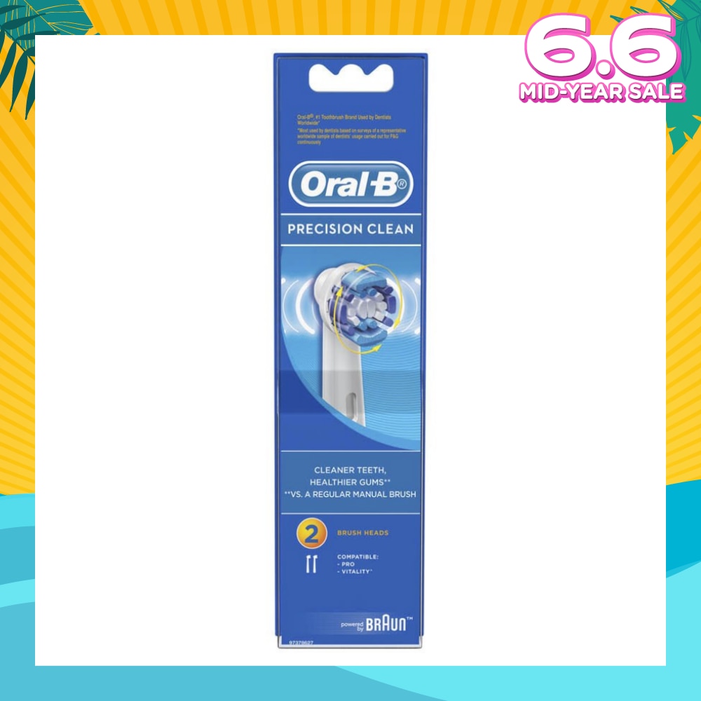 Power Brush Set Precision Clean Refill 2 Count