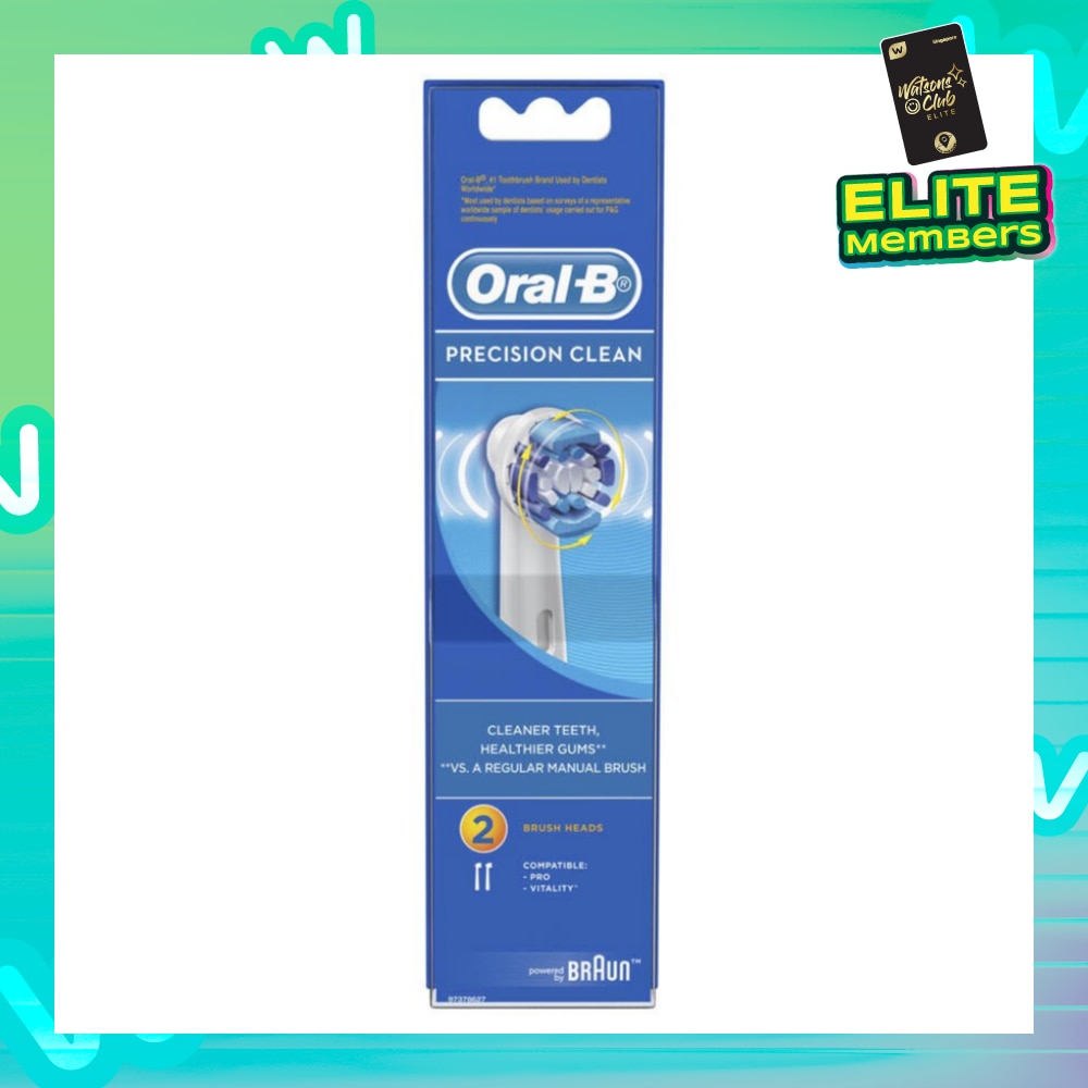 Power Brush Set Precision Clean Refill 2 Count