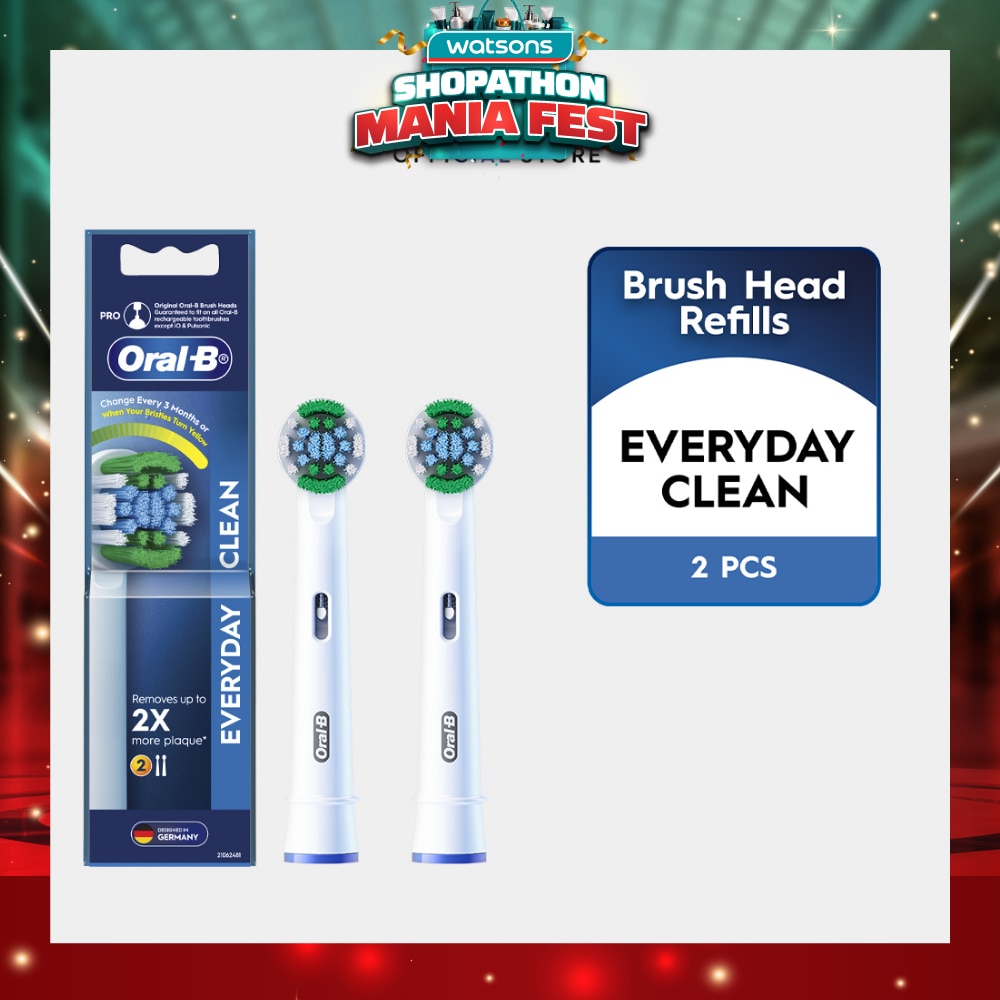 Everyday Clean Electric Toothbrush Replacement Head 2s