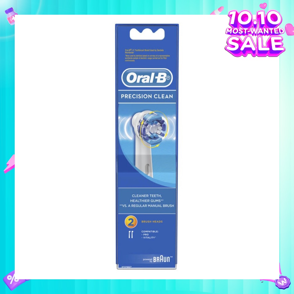 Power Brush Set Precision Clean Refill 2 Count