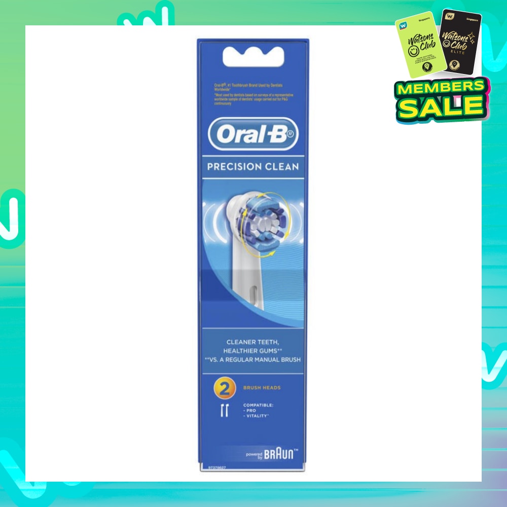 Power Brush Set Precision Clean Refill 2 Count