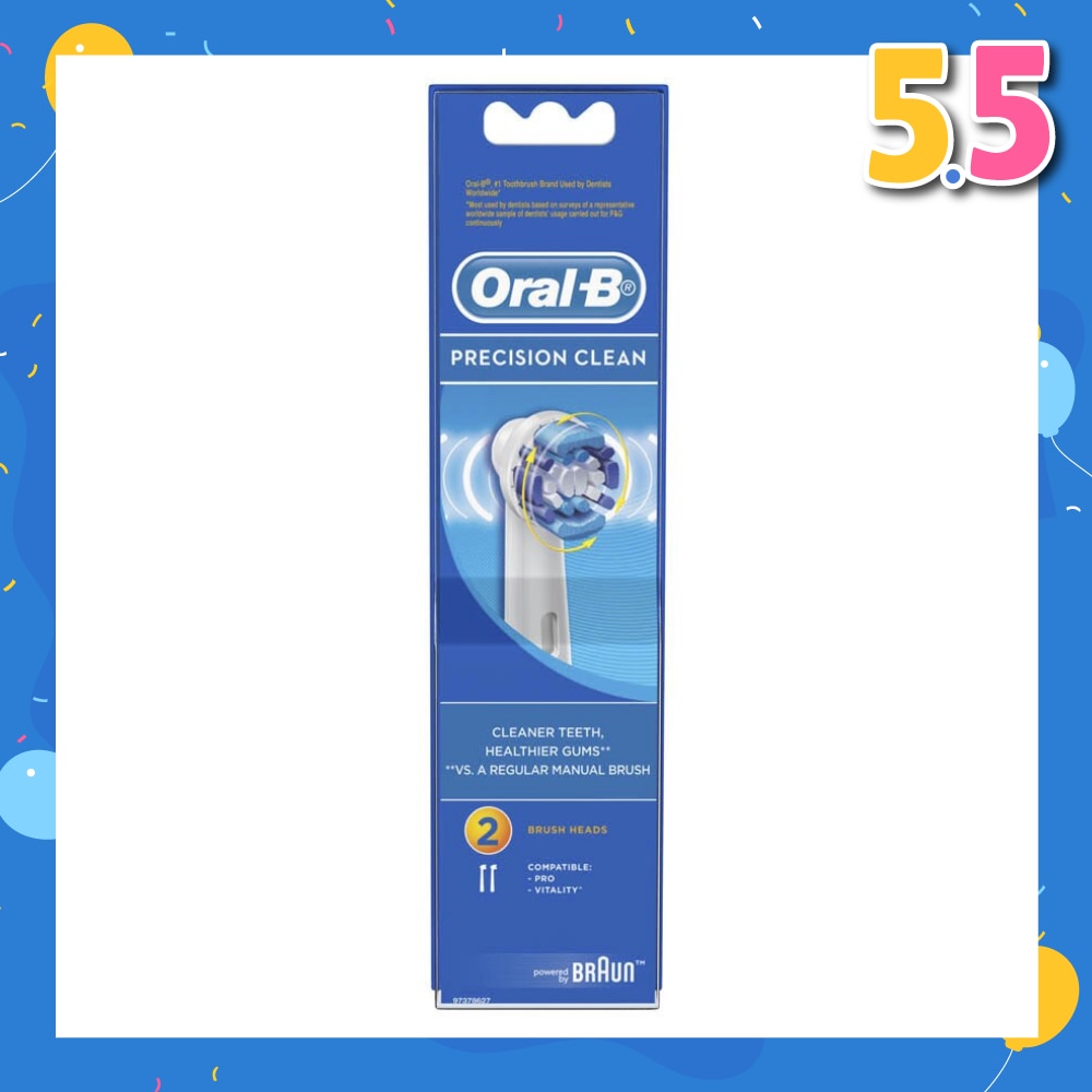 Power Brush Set Precision Clean Refill 2 Count