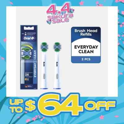 ORAL-B - Everyday Clean Electric Toothbrush Replacement Head 2s
