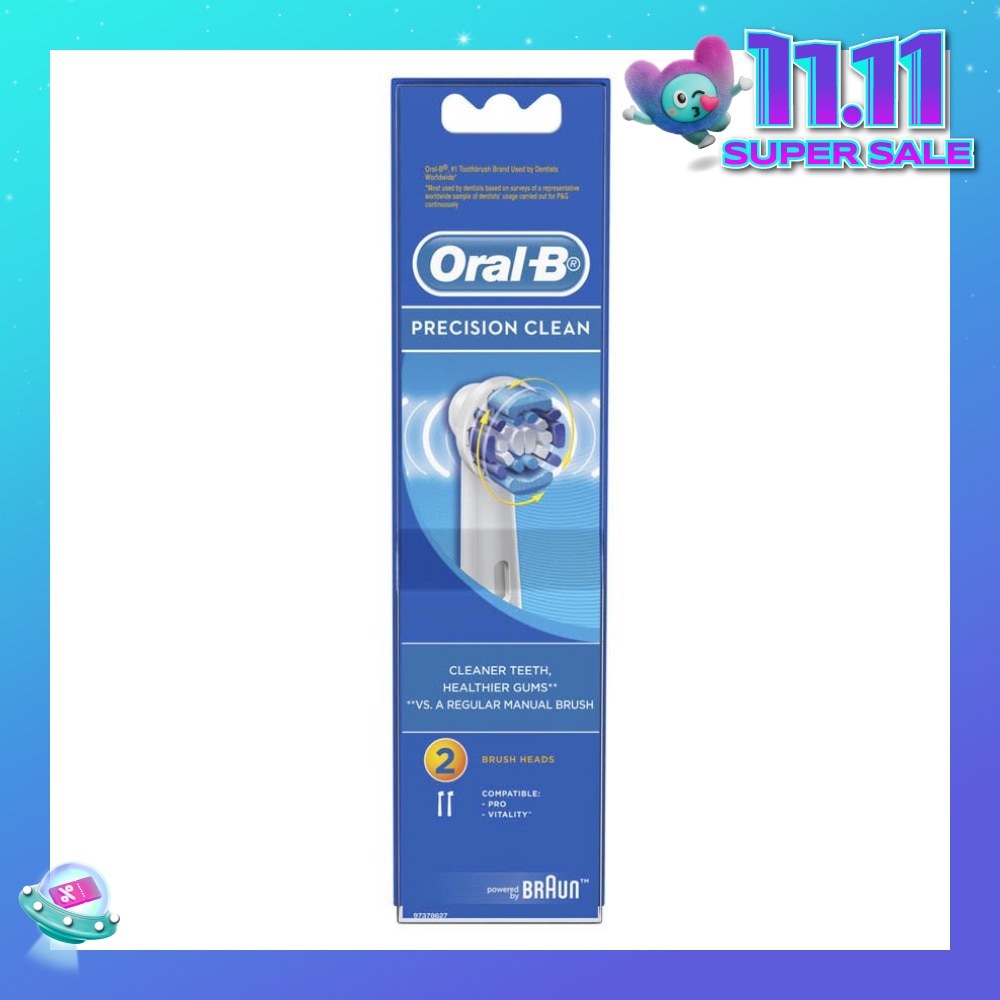 Power Brush Set Precision Clean Refill 2 Count