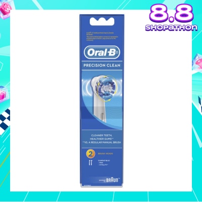 ORAL-B Power Brush Set Precision Clean Refill 2 Count
