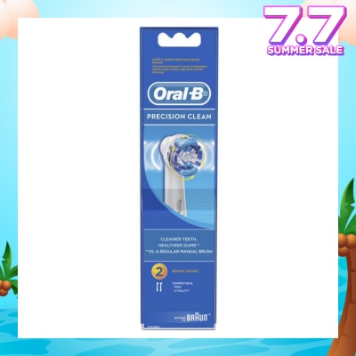 ORAL-B Power Brush Set Precision Clean Refill 2 Count