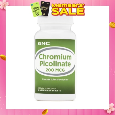 GNC Chromium Picolinate 200mcg Tablet Vegetarian 90s