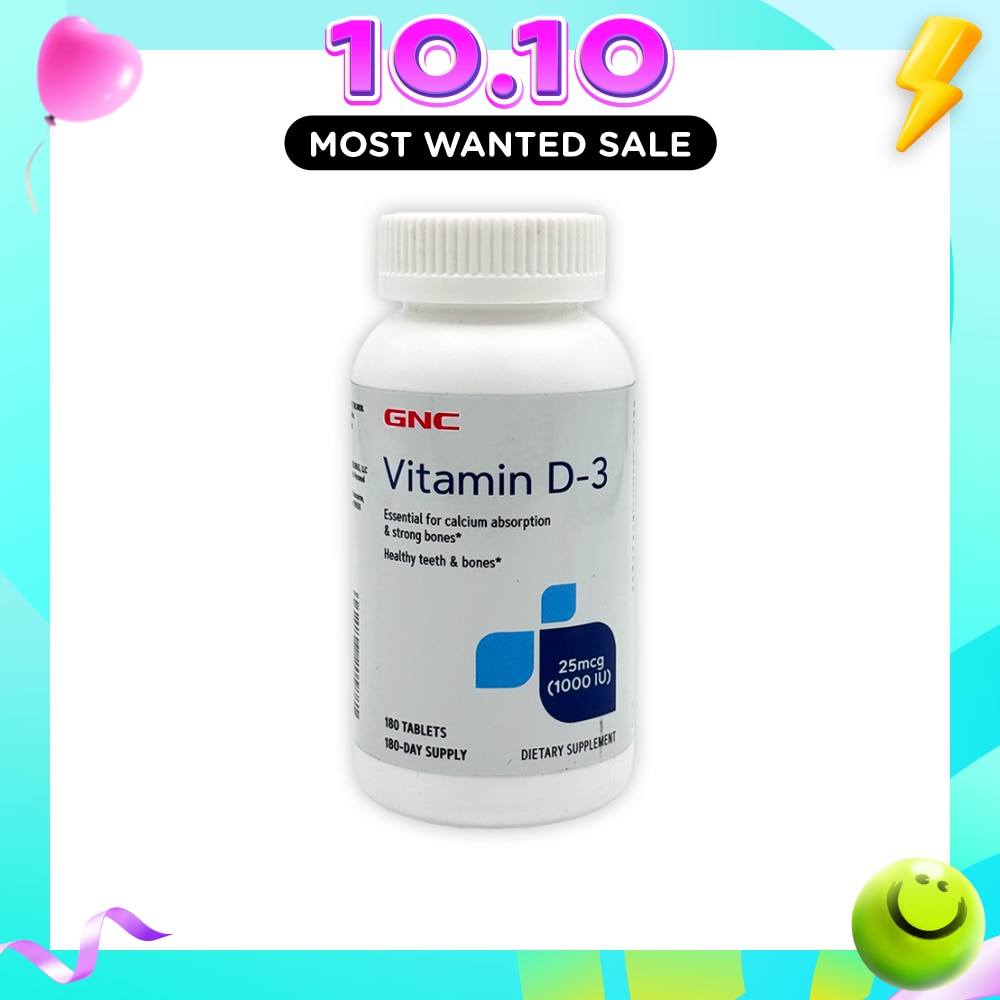 Vitamin D3 1000IU 25mcg Tablet 180s image