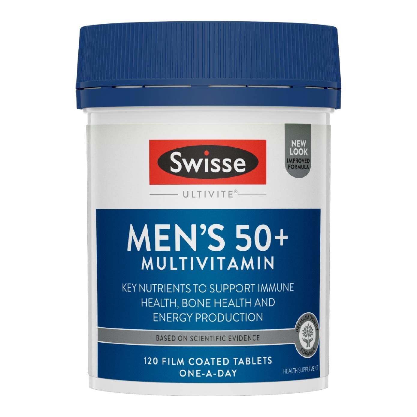 Men's 50+ Ultivite Multivitamin Tablet (For Healthy Muscle Function & Cognitive Health) 120s