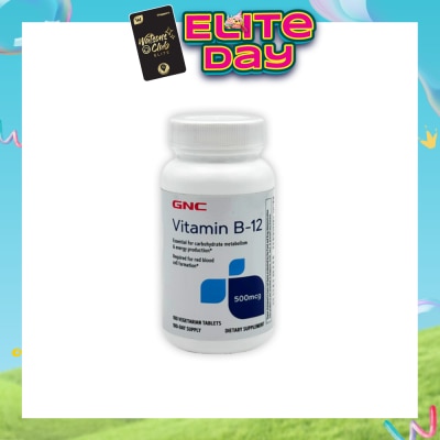 GNC - Vitamin B12 500mcg Tablet 90s