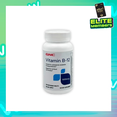 GNC Vitamin B12 500mcg Tablet 90s
