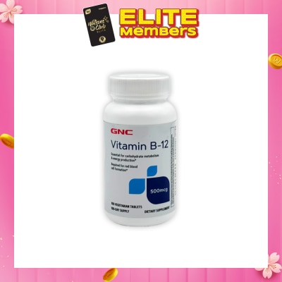 GNC Vitamin B12 500mcg Tablet 90s