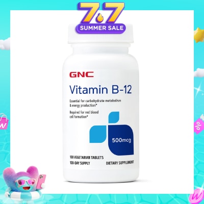 GNC - Vitamin B12 500mcg Tablet 90s