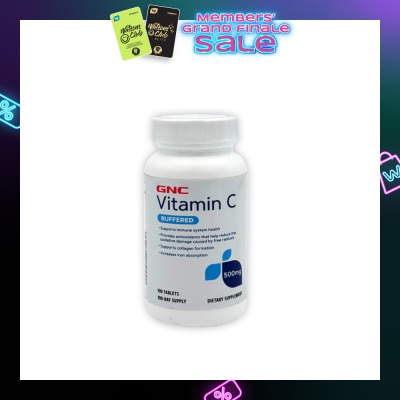 GNC Buffered Vitamin C 500mg Tablet 100s (Expiry: Jul`2026)