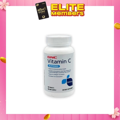GNC Buffered Vitamin C 500mg Tablet 100s (Expiry: Jul`2026)