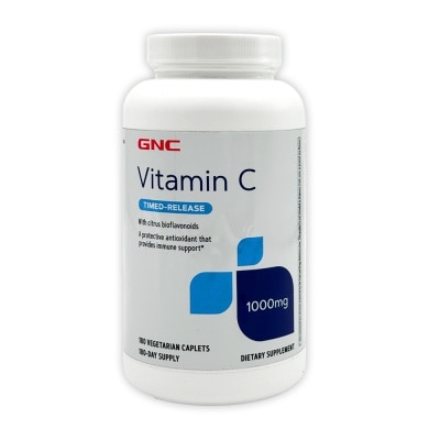 GNC Vitamin C Time Released 1000mg Caplet 180s