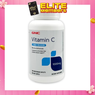GNC Vitamin C Time Released 1000mg Caplet 180s