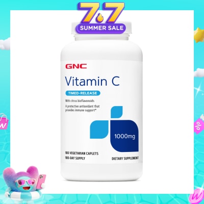 GNC - Vitamin C Time Released 1000mg Caplet 180s