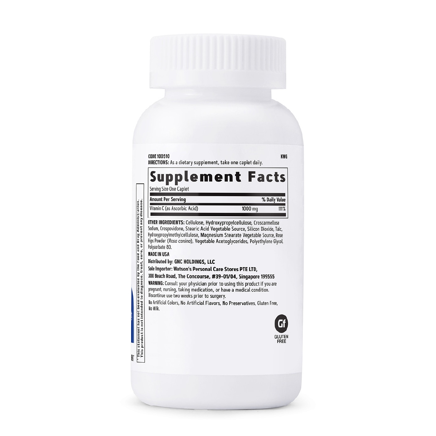 Vitamin C 1000mg Caplet 100s