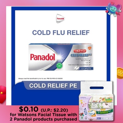 PANADOL Cold Relief PE Caplet 12s
