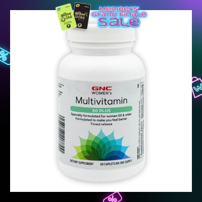 GNC Women's 50 Plus Multivitamin Caplet 60s