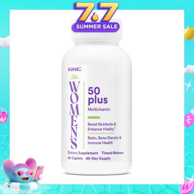GNC - Women's 50 Plus Multivitamin Caplet 60s (Expiry: Apr`2027)