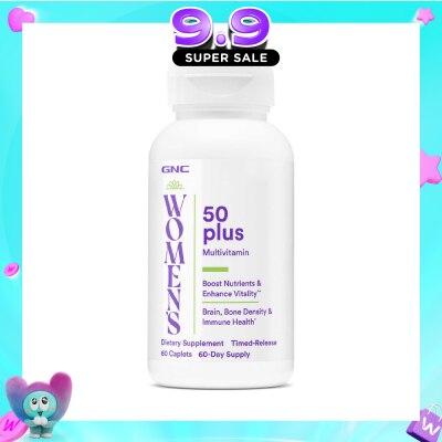 GNC - Women's 50 Plus Multivitamin Caplet 60s image