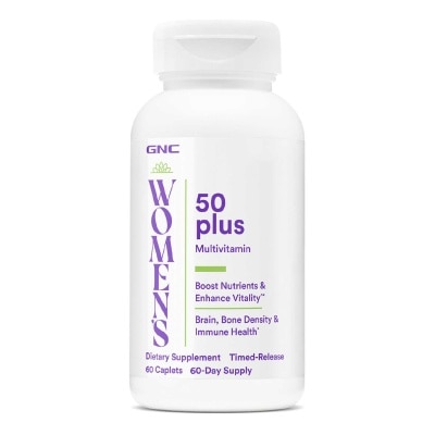 GNC - Women's 50 Plus Multivitamin Caplet 60s (Expiry: Apr`2027)