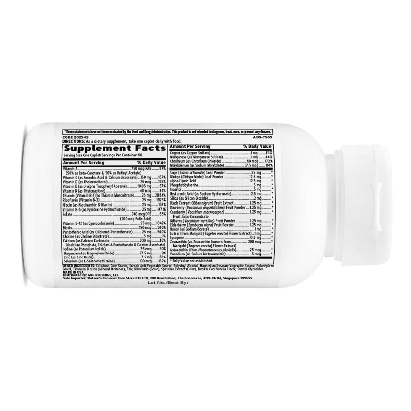 Women's 50 Plus Multivitamin Caplet 60s (Expiry: Apr`2027)