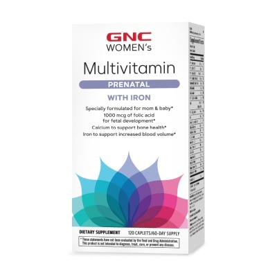 GNC Women's Prenatal Formula with Iron Caplet 120s