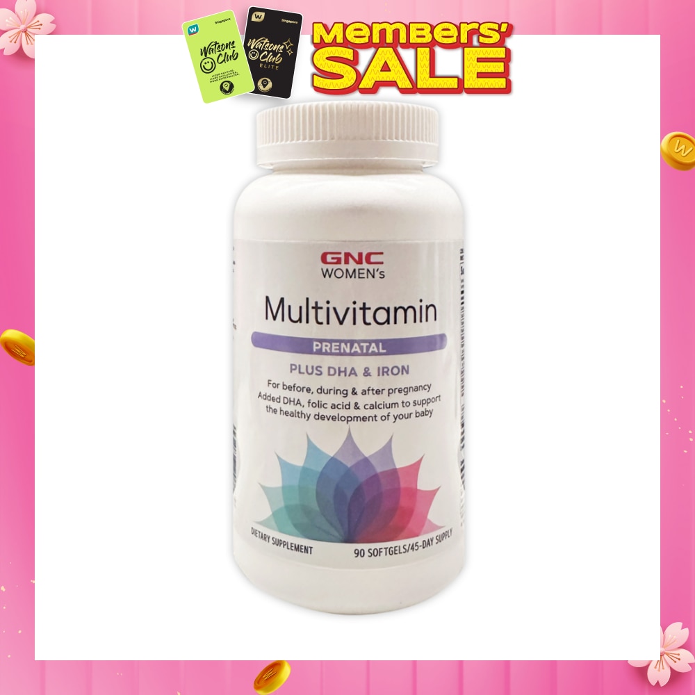 Women's Prenatal Plus DHA & Iron Multivitamin Softgel 90s