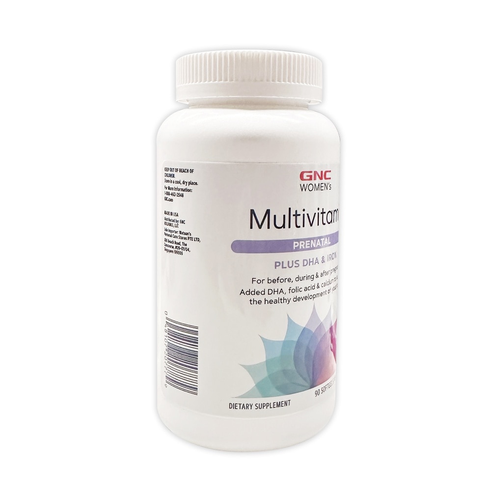 Women's Prenatal Plus DHA & Iron Multivitamin Softgel 90s (Expiry: Jan`2026)