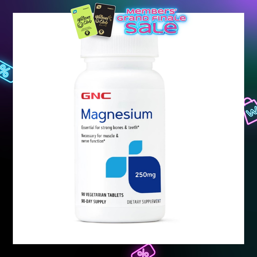 Magnesium 250mg Tablet Vegetarian 90s