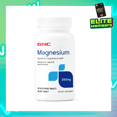 GNC Magnesium 250mg Tablet Vegetarian 90s