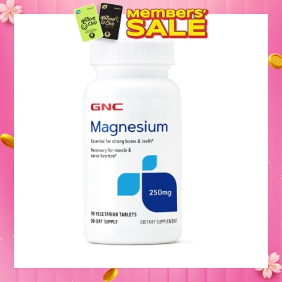 GNC Magnesium 250mg Tablet Vegetarian 90s